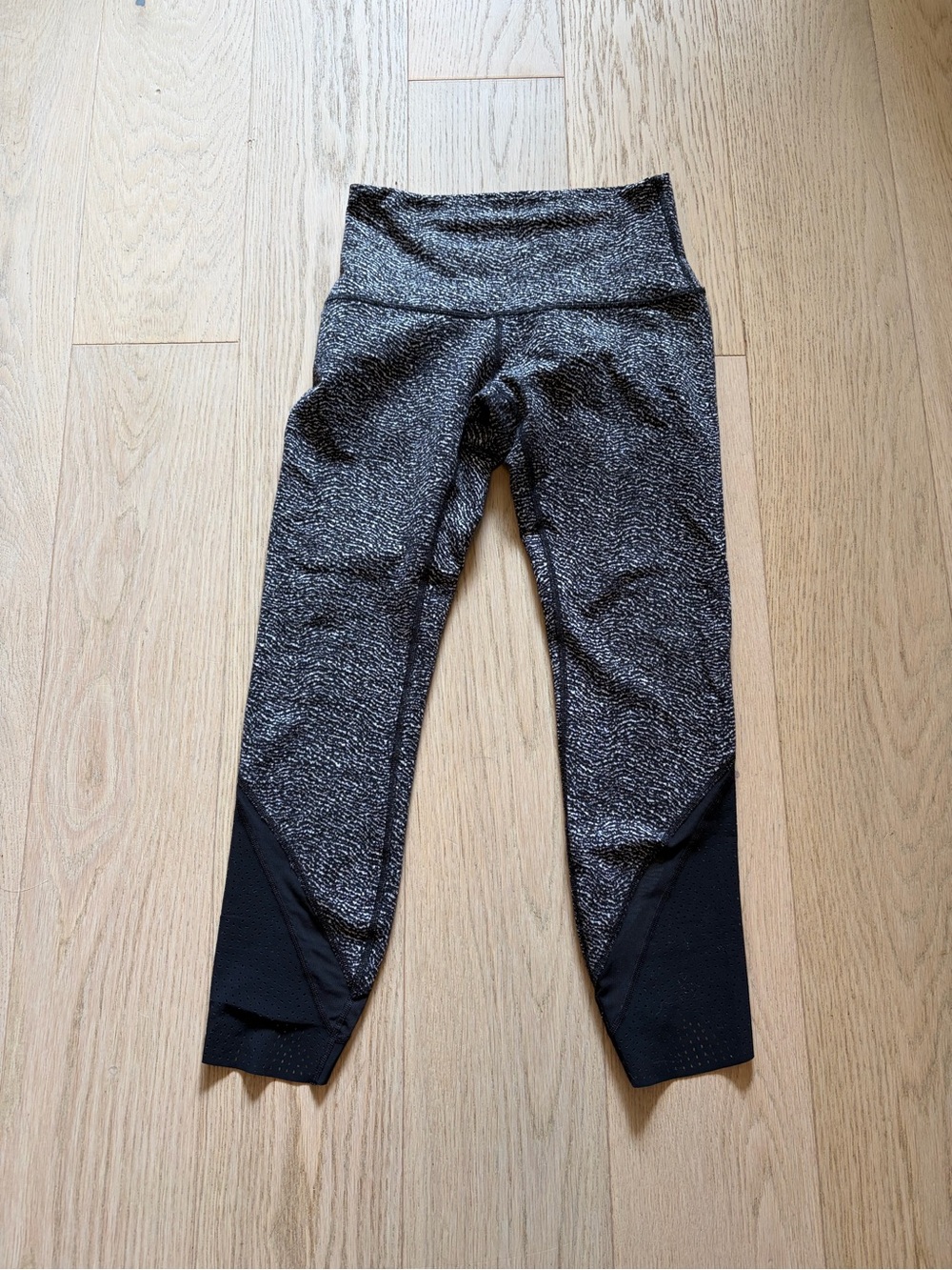 lululemon athletica Black & Heathered Gray High-Rise Leggings